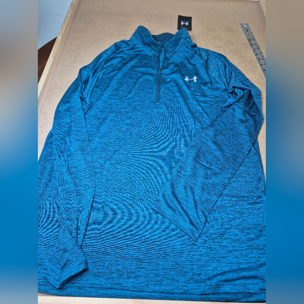 Under Armour Men's Blue Quarter-Zip Jacket